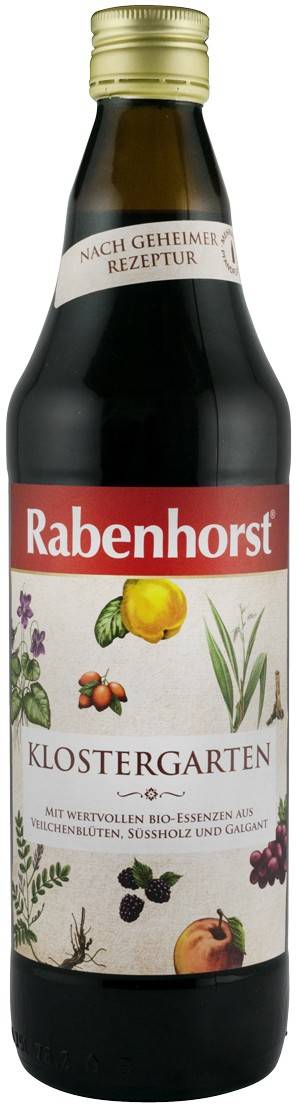 Suc de fructe cu esente de plante, gradina manastirii, eco-bio, 750ml - rabenhorst