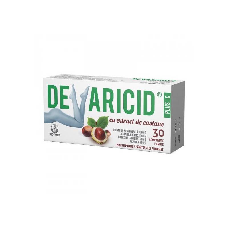 DevaricidPlus C cu extract de castane, 30cpr - Biofarm