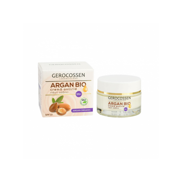 Arganbio Crema Antirid Pentru Riduri Adanci 55+, 50ml - Gerocossen