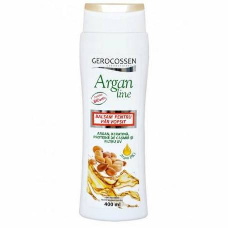 Balsam pentru par vopsit, ArganLine, 400ml - Gerocossen