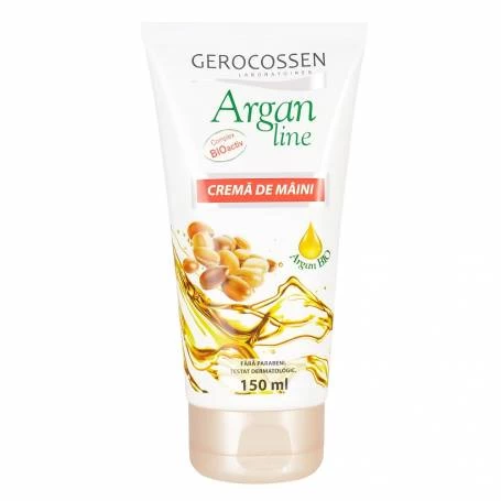 Crema de maini cu ulei de argan, ArganLine, 150ml - Gerocossen