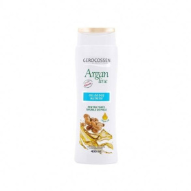 Gel de dus nutritiv pentru toate tipurile de piele, ArganLine, 400ml - Gerocossen