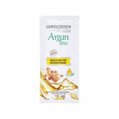 Masca de par reparatoare, ArganLine, 15ml - Gerocossen