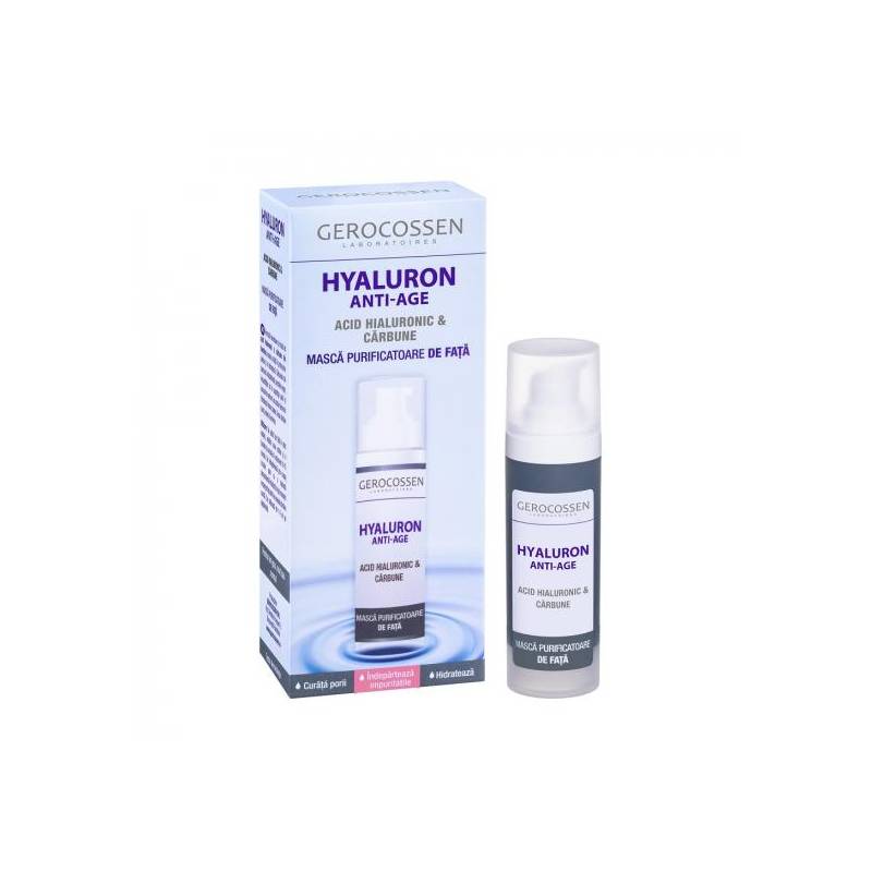 Masca purificatoare pentru fata cu acid hialuronic pur, Hyaluron