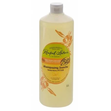 Gel de dus si sampon cu miere su grapefruit, 1L - Rampal Latour