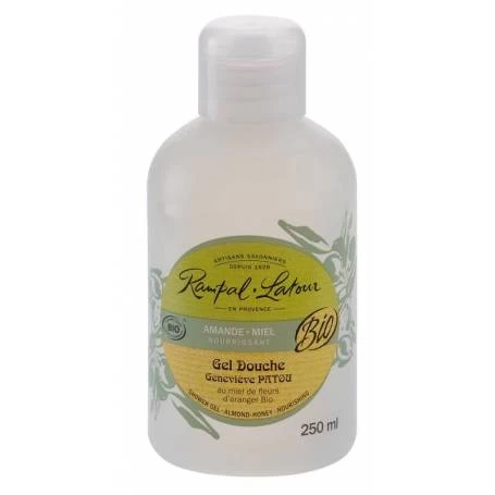 Gel de dus cu migdale si miere, 250ml - Rampal Latour