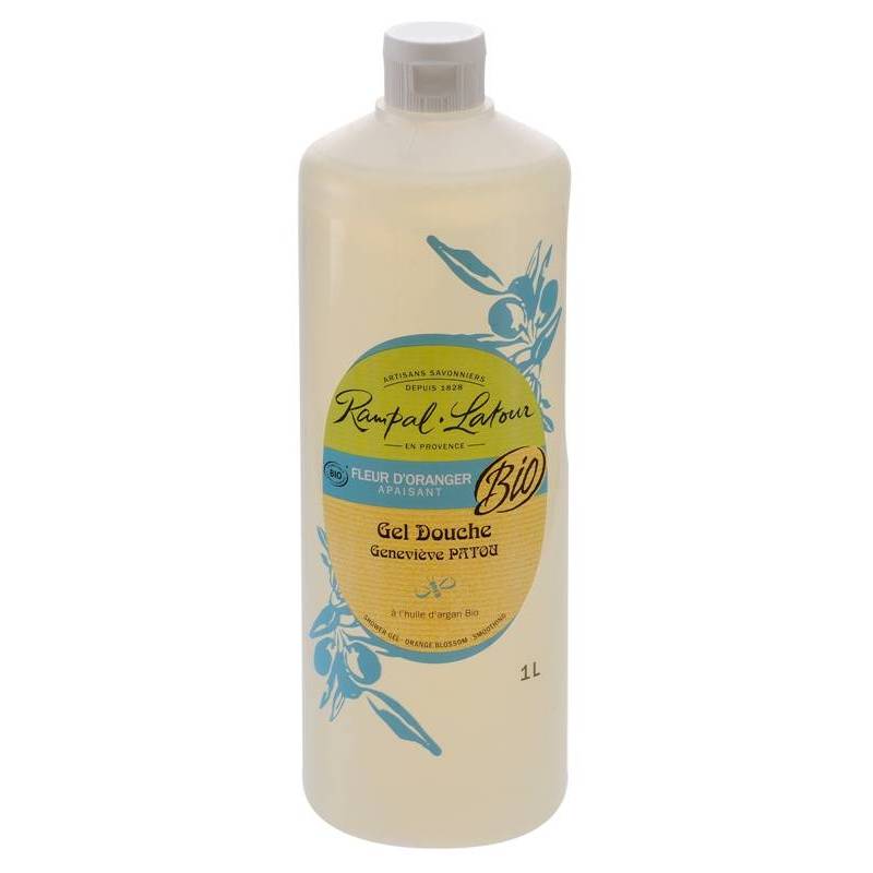 Gel de dus din flori de portocal, hipoalergen, 1l - Rampal Latour