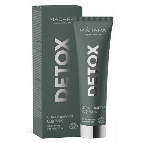 Masca ultra purificatoare, Detox, 60ml - Madara