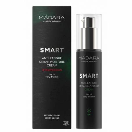 Smart anti-fatigue urban moisture creama pentru ten uscat, 50ml - Madara