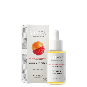 Ulei facial  pentru toate tipurile de ten, Vitamin Cocktail, 30ml - Mossa