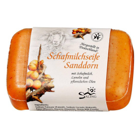 Sapun cremos cu lapte de oaie si catina alba, 100g - Saling Naturprodukte