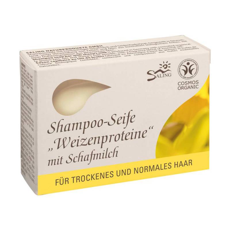 Sampon solid cu lapte de oaie si proteine din grau pentru par normal
