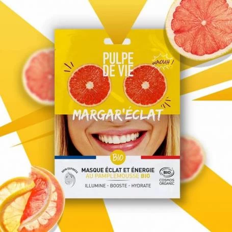 Masca energizantă iluminatoare Margar’Eclat, 1buc - PULPE DE VIE