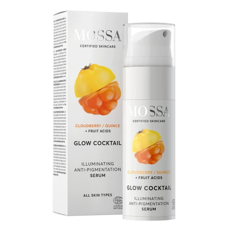 Ser iluminator anti-pigmentare, Glow Cocktail, 25ml - Mossa