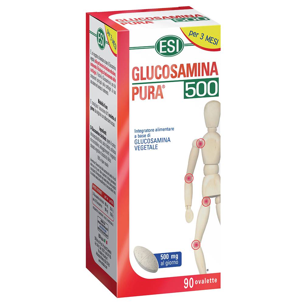 Glucosamina pura 500mg 90cps - esitalia