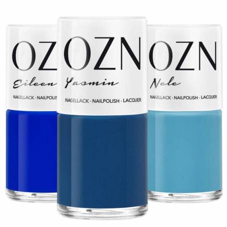 Don't Feel Blue Set, 3buc - Ozn Vegan Nailpolish