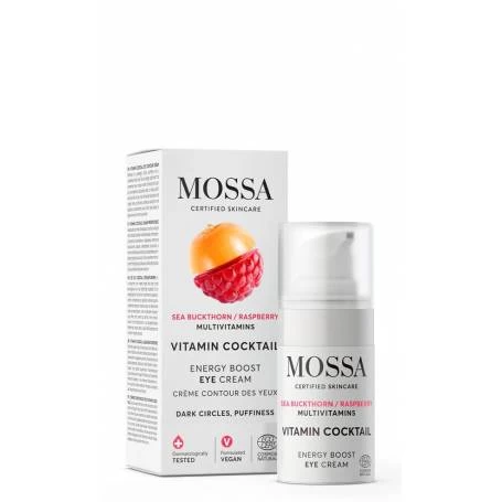 Crema anticearcan pentru ochi, Vitamin Cocktail Energy Boost, 15ml - Mossa