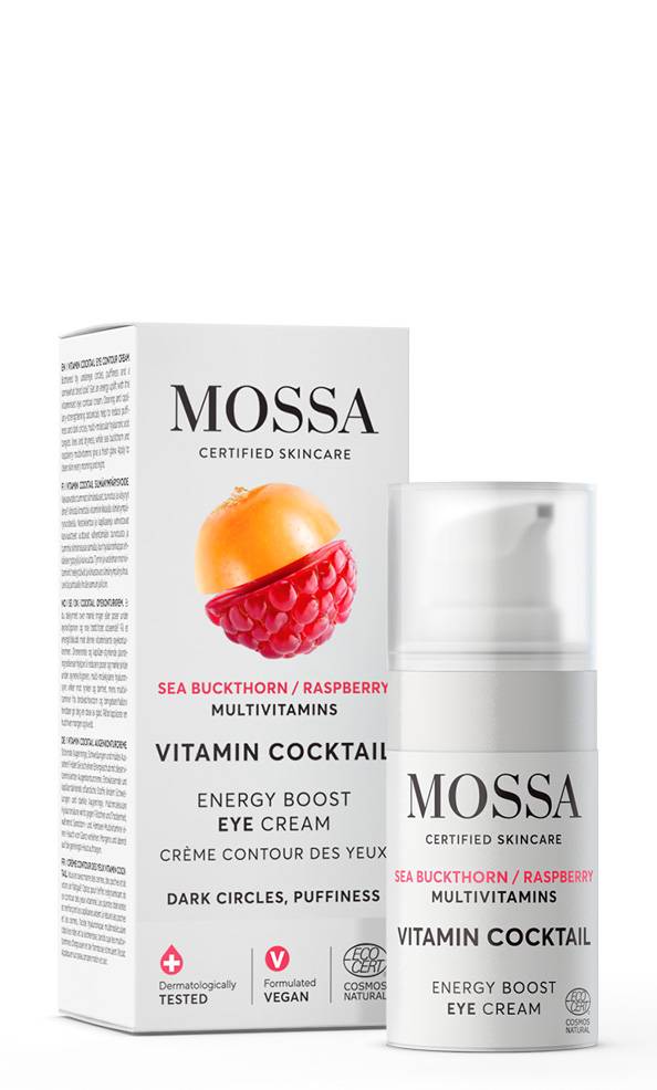 Crema anticearcan pentru ochi, vitamin cocktail energy boost, 15ml - mossa