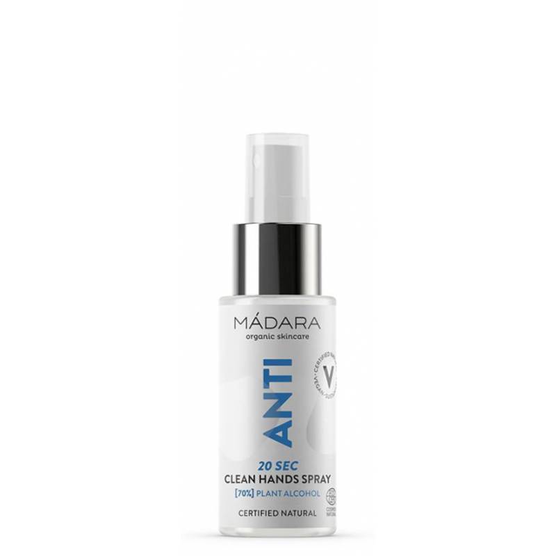 Spray igienizant anti 20 sec clean hands, 50ml - Madara