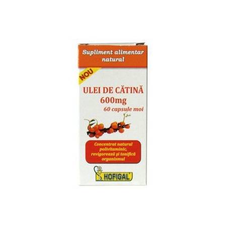 Ulei de catina 600mg 60cps moi - HOFIGAL