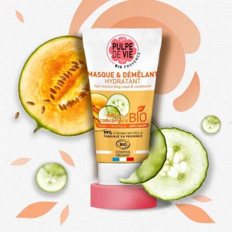 Balsam si masca hidratanta cu pepene si castravete, Chapeau Melon, 150ml - Pulpe de Vie