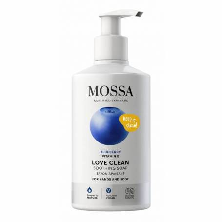 Sapun lichid pentru mAini Si corp, Love Clean, 300ml - Mossa