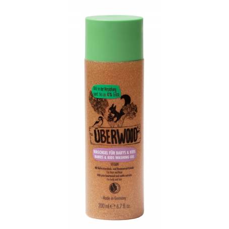 Gel de dus si sampon, Baby and Kids 200ml - Uberwood