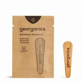 Spatula din lemn pentru pasta de dinti la borcanas - Georganics