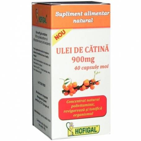 Ulei de catina 900mg 40cps moi - HOFIGAL