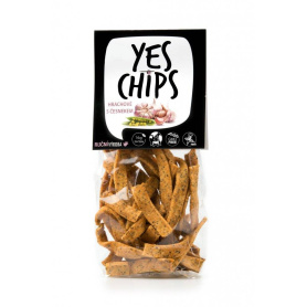 Chips vegan cu mazare si usturoi 80g - Yes Chips