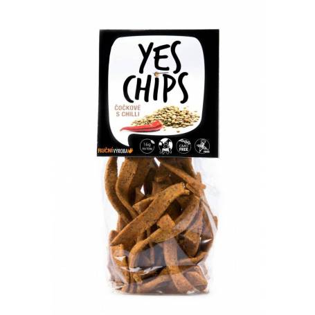 Chips vegan de linte cu chili 80g - Yes Chips