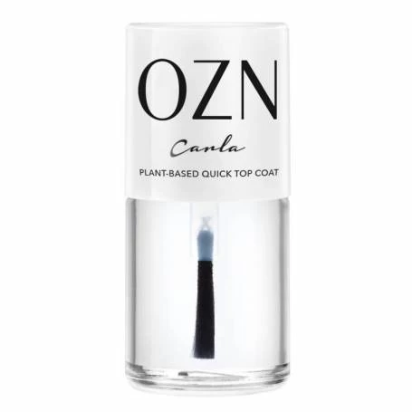 Top Coat natural cu uscare rapida, Carla, 12ml - Ozn Vegan Nailpolish