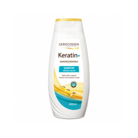 Sampon pentru volum cu keratina si pantenol, Keratin+, 400ml - Gerocossen