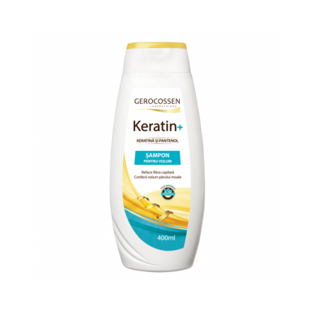 Sampon pentru volum cu keratina si pantenol, Keratin+, 400ml - Gerocossen