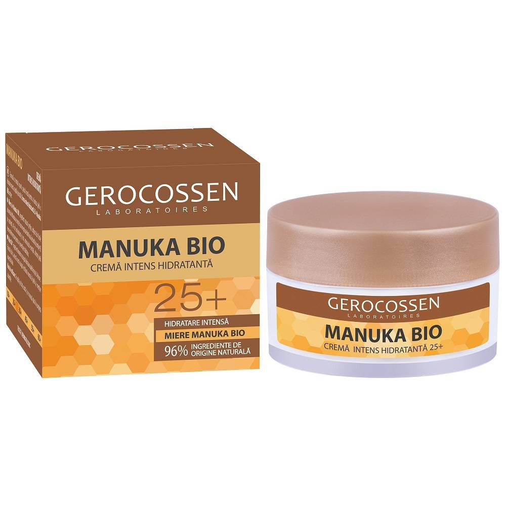 Crema Intens Hidratanta Cu Miere 25+, Manuka Bio, 50ml - Gerocossen