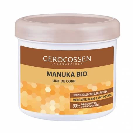 Unt de corp cu miere, Manuka Bio, 450ml - Gerocossen