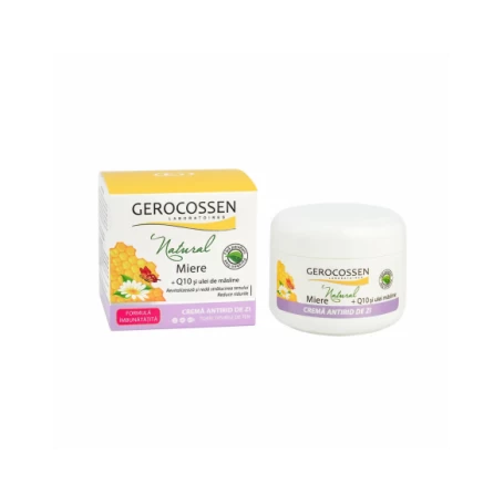 Crema antirid de zi, Natural Miere, 100ml - Gerocossen
