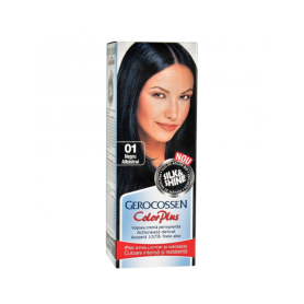 Vopsea de par, 0.1 negru albastrui, Color Plus, 50g - Gerocossen