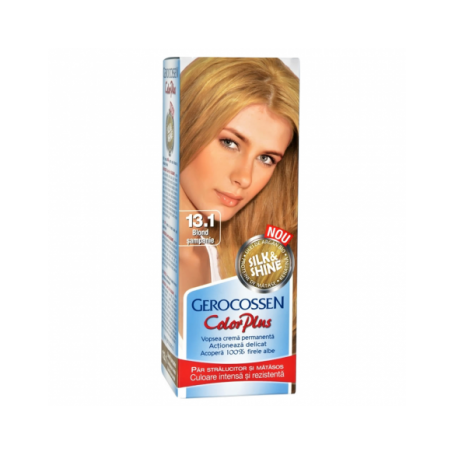 Vopsea de par, nuanta 13.1 blond sampanie, Color Plus, 50g - Gerocossen