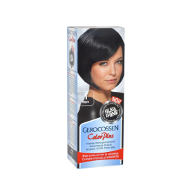 Vopsea de par, nuanta 1, negru, Color Plus, 50g - Gerocossen