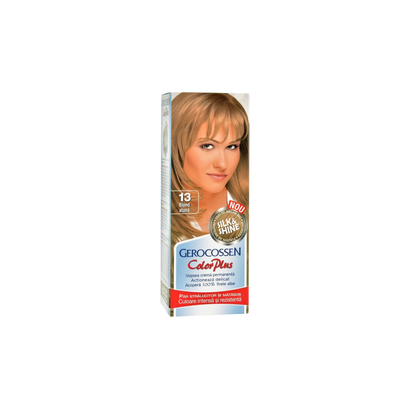 Vopsea de par, nuanta 3 blond aluna, Color Plus, 50g - Gerocossen