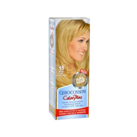 Vopsea de par, nuanta 15 blond clar, Color Plus, 50g - Gerocossen