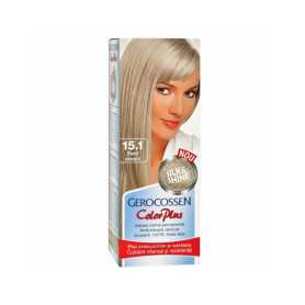 Vopsea de par, nuanta 15.1 blond cenusiu, Color Plus, 50g - Gerocossen