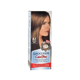 Vopsea de par, nuanta 6.1 castaniu auriu, Color Plus, 50g - Gerocossen