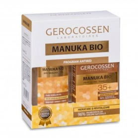 Set cadou crema antirid primele riduri 35+ si Apa micelara 3 in 1, Manuka Bio - Gerocossen