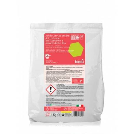 Acid citric ecologic pentru rufe, 1kg - Biolu