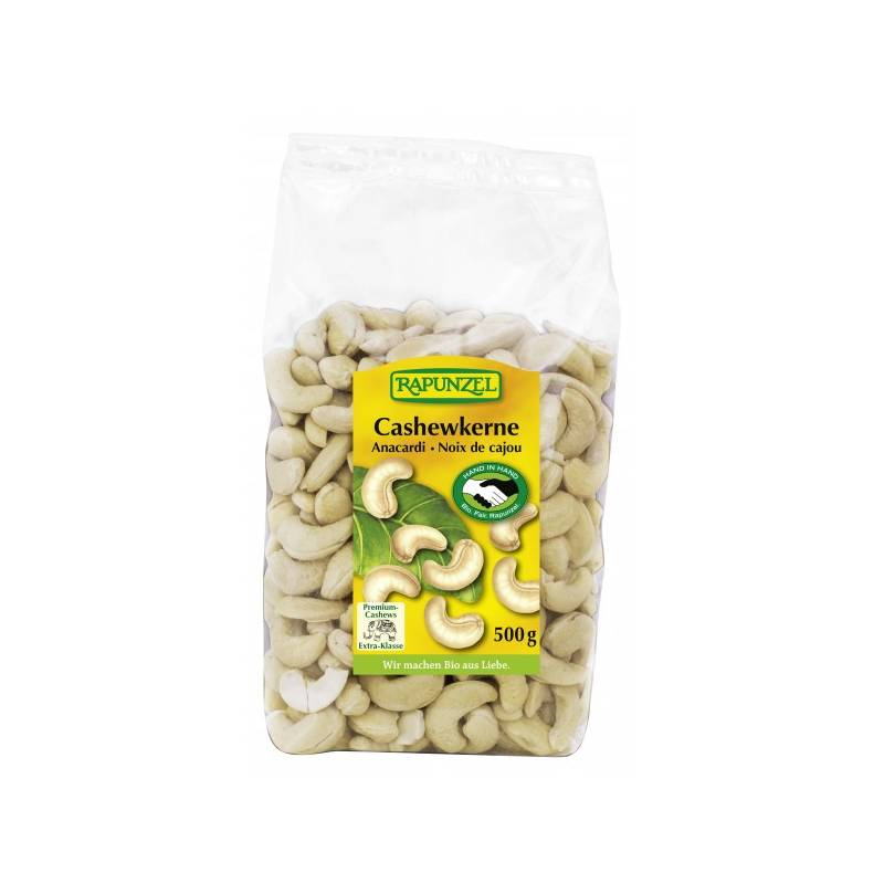 Samburi caju intregi, eco-bio, 500g - Rapunzel