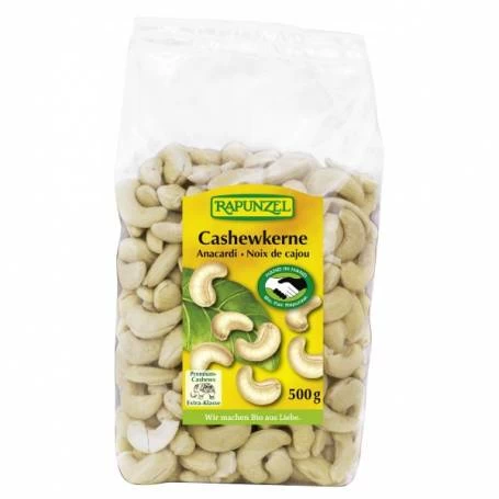 Samburi caju intregi, eco-bio, 500g - Rapunzel