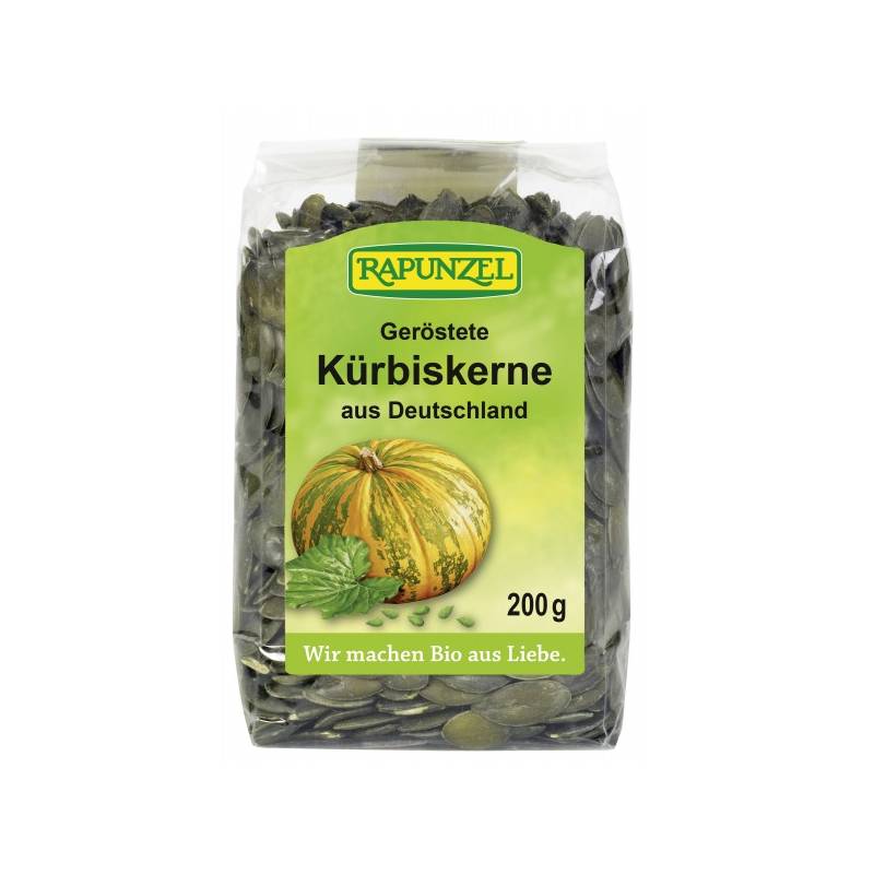 Seminte de Bostan prajite, eco-bio, 200g - Rapunzel