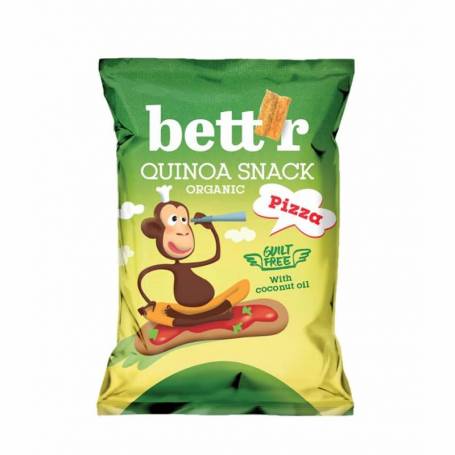 Quinoa snack cu pizza, eco bio, 50g - Bettr